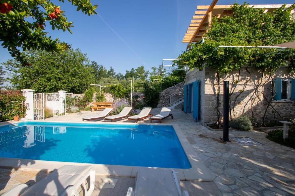 Stone House Kula Milica Villa Mala Cista Bagian luar foto